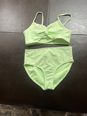 abercrombie kids Lime Green Two-Piece Bikini Set
